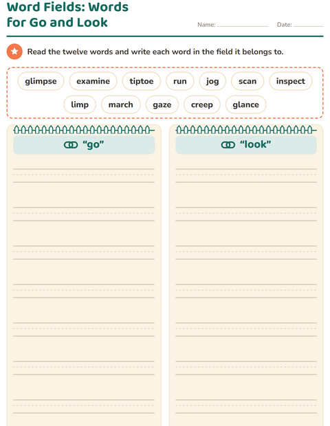 Preview of Synonyms worksheet for grade 3