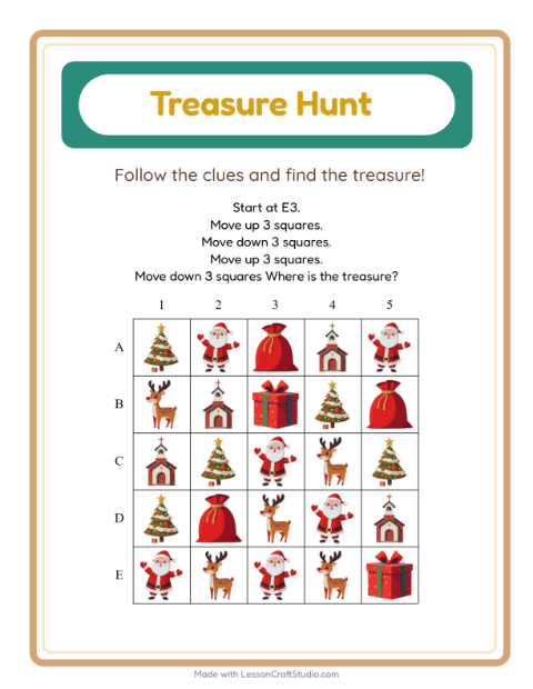 Treasure Hunt with Christmas