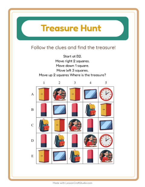 Treasure Hunt with Classroom
