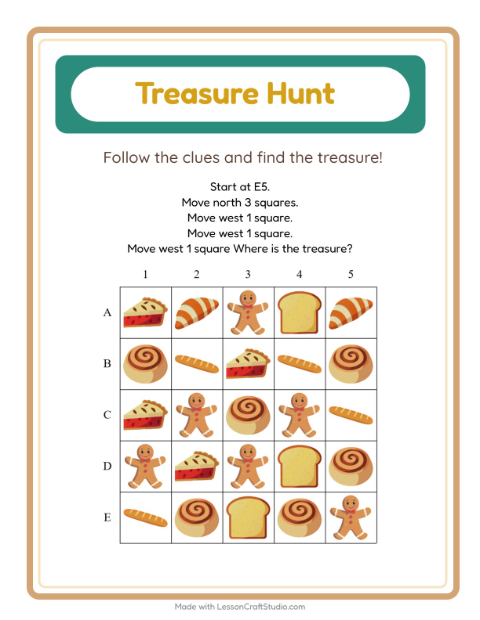 Treasure Hunt with Bakery