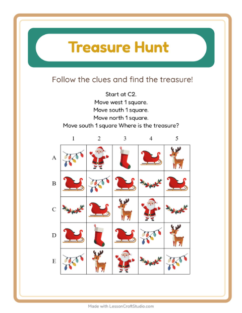 Preview of Picture Trail worksheet featuring Forest Creatures for kindergarten