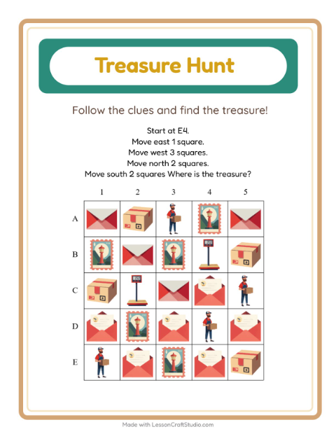 Treasure Hunt with Post Office