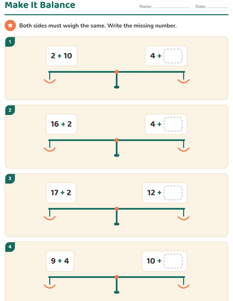Preview of Visual Logic worksheet for grade 3