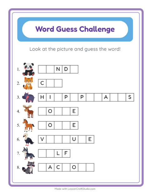 Preview of Missing Pieces worksheet featuring Summer for kindergarten