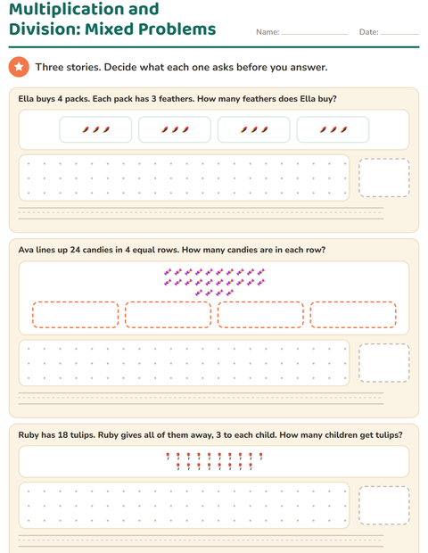 Preview of Word Problems worksheet featuring Easter for grade 3