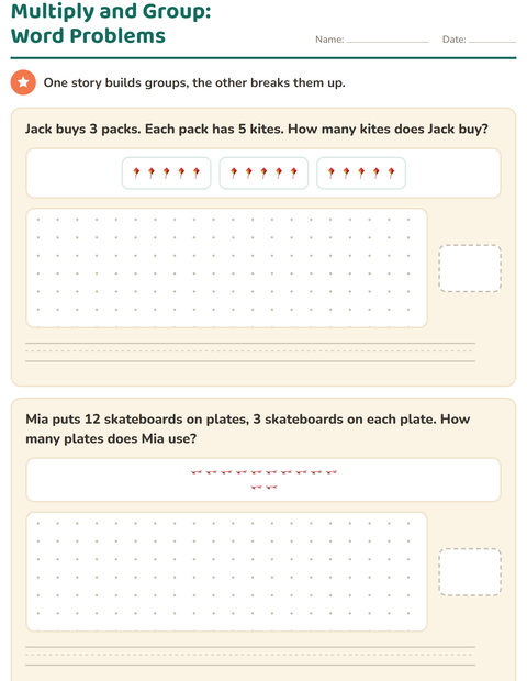 Preview of Word Problems worksheet featuring Toys for grade 3