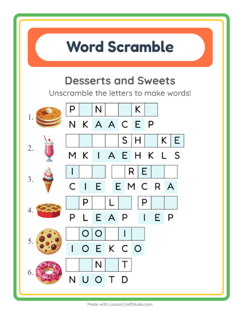 Preview of Bingo worksheet featuring Around the House for kindergarten