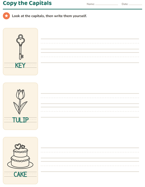 Preview of Word Tracing worksheet featuring Valentine BW 2 for kindergarten