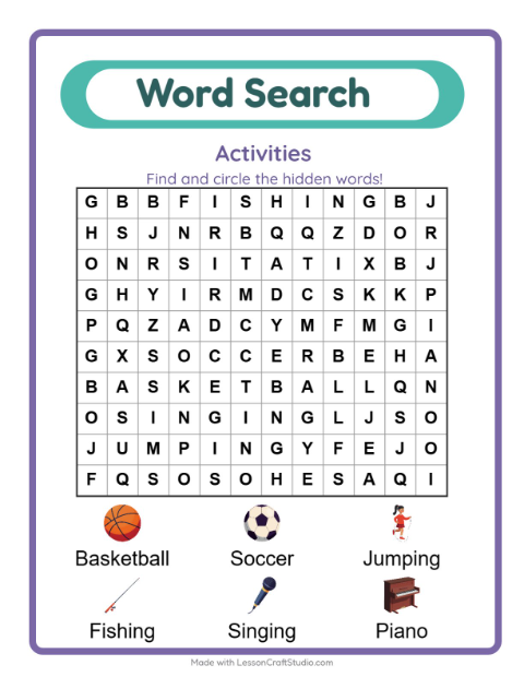 Preview of Bingo worksheet featuring Spring for kindergarten