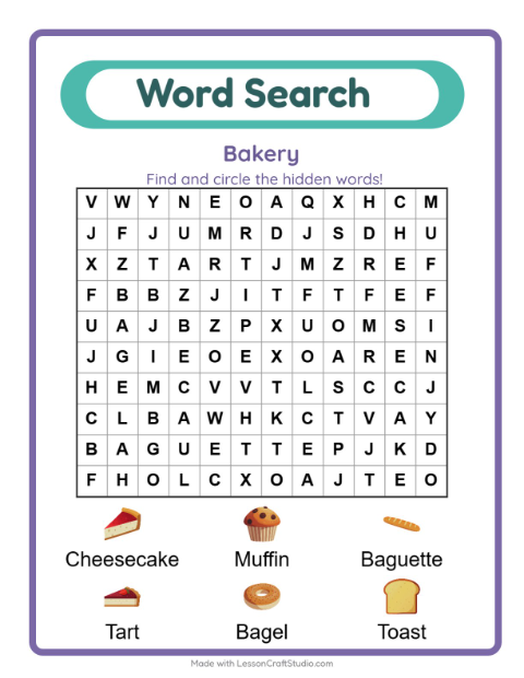 Preview of Find And Count worksheet featuring Kitchen Tools for preschool