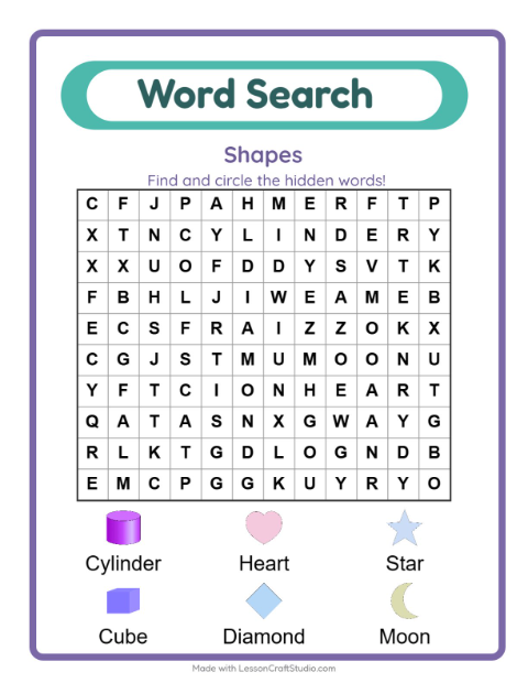 Preview of Picture Trail worksheet featuring Space for kindergarten