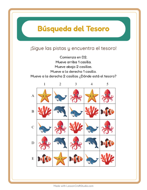 Tesoro de Vida marina
