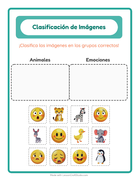Clasifica Animales y Emociones