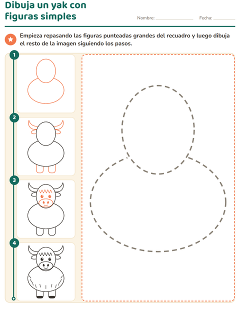 Vista previa de la hoja de Cómo dibujar para jardín infantil