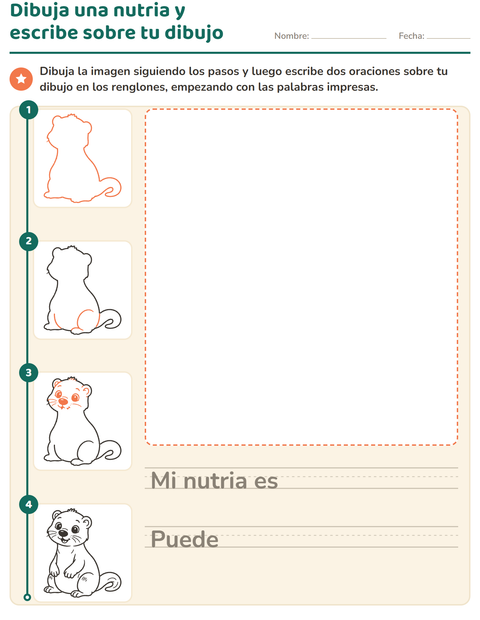 Vista previa de la hoja de Cómo dibujar para grado 2