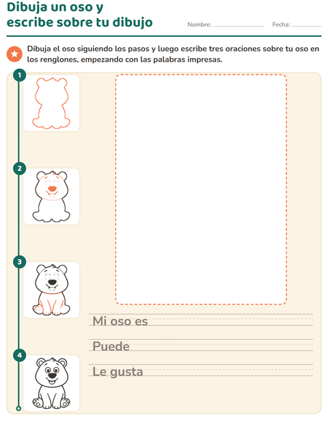 Vista previa de la hoja de Cómo dibujar para grado 2