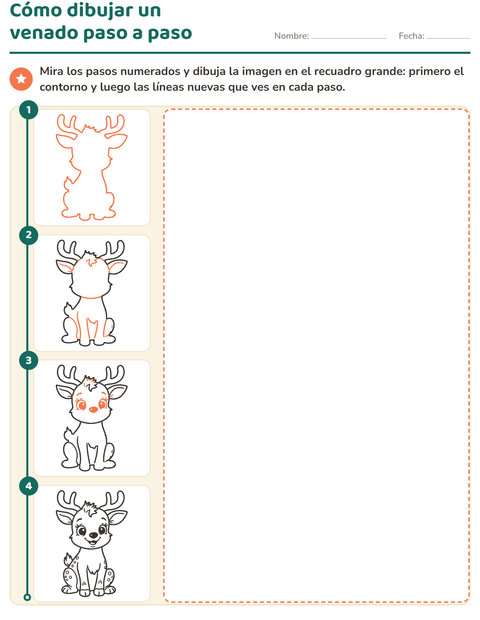 Vista previa de la hoja de Cómo dibujar para jardín infantil