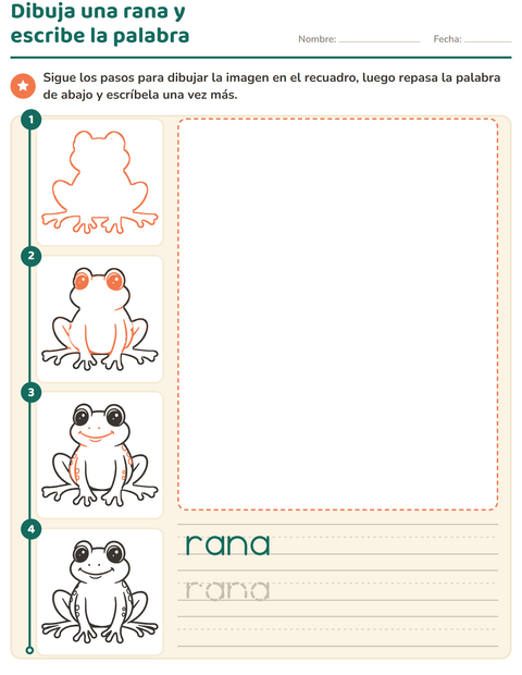 Vista previa de la hoja de Cómo dibujar para jardín infantil