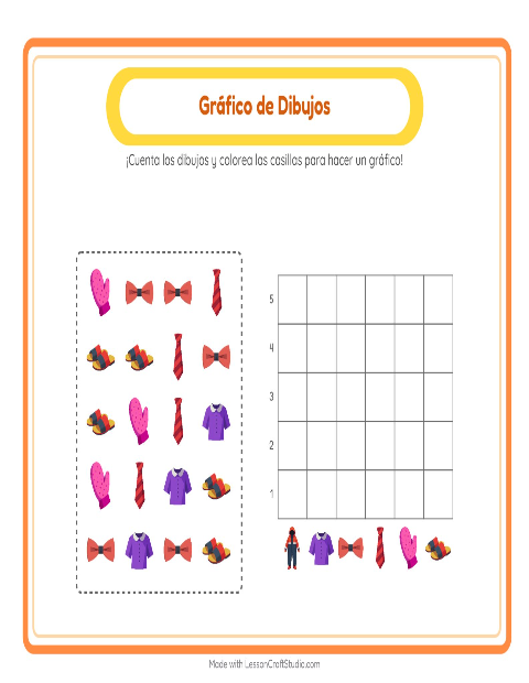 Vista previa de la hoja de Contar En Gráfico con Oficina de correos para jardín infantil