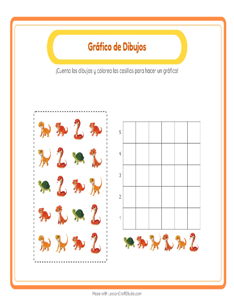 Vista previa de la hoja de Contar En Gráfico con Oficina de correos para jardín infantil
