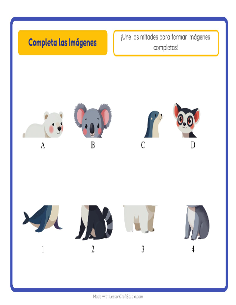 Sombras con Animales del zoológico