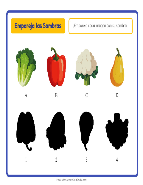 Sombras con Verduras