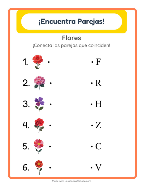 Letra inicial con Flores