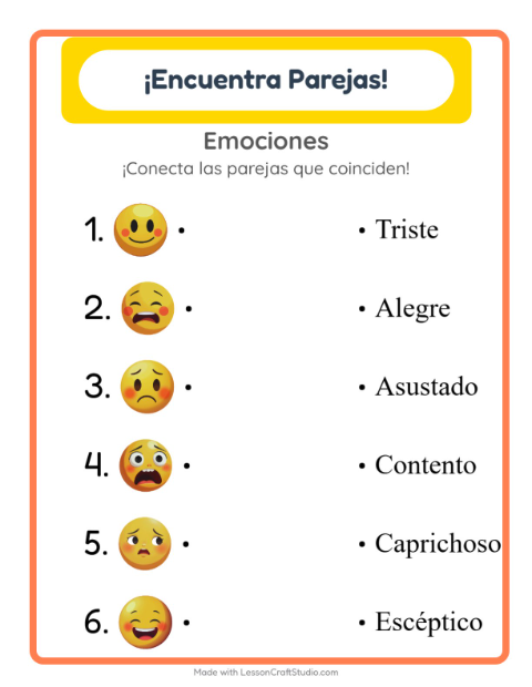 Lee palabras con Emociones