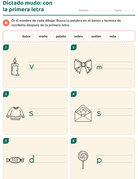 Vista previa de la hoja de Escribir la palabra con Navidad B&N para grado 1