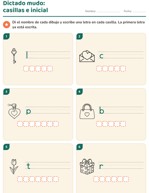 Vista previa de la hoja de Escribir la palabra con San Valentín BN 2 para grado 1