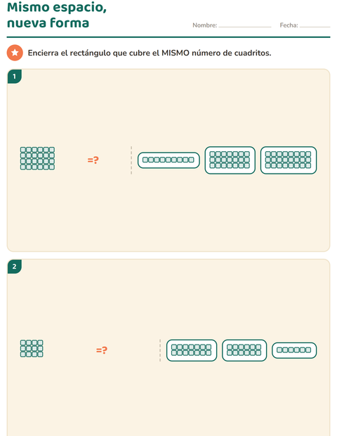 Vista previa de la hoja de Geometría para grado 3