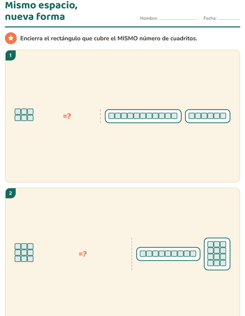 Vista previa de la hoja de Geometría para grado 3
