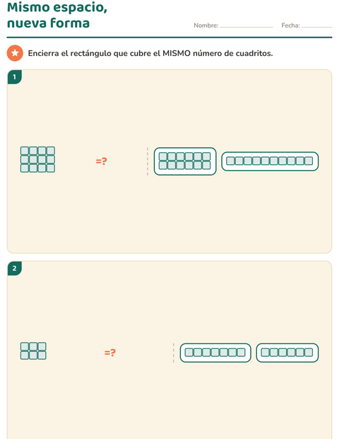Vista previa de la hoja de Geometría para grado 3