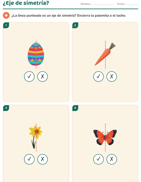 Vista previa de la hoja de Geometría con Pascua para grado 2