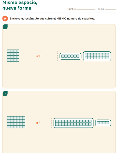 Vista previa de la hoja de Geometría para grado 3