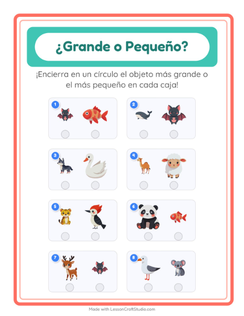 Cuál es más grande — Verano