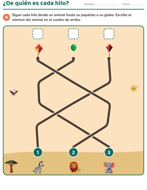 Vista previa de la hoja de Juegos de laberinto para grado 1