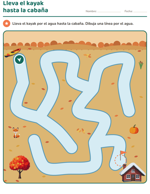 Vista previa de la hoja de Juegos de laberinto para jardín infantil