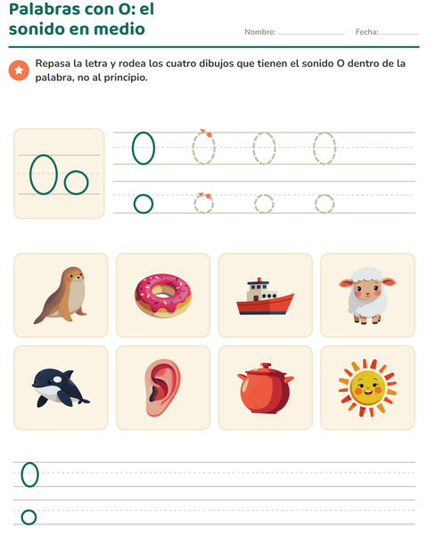 Vista previa de la hoja de La letra de la semana para jardín infantil