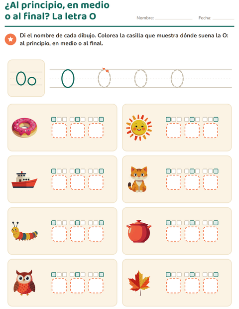 Vista previa de la hoja de La letra de la semana para jardín infantil