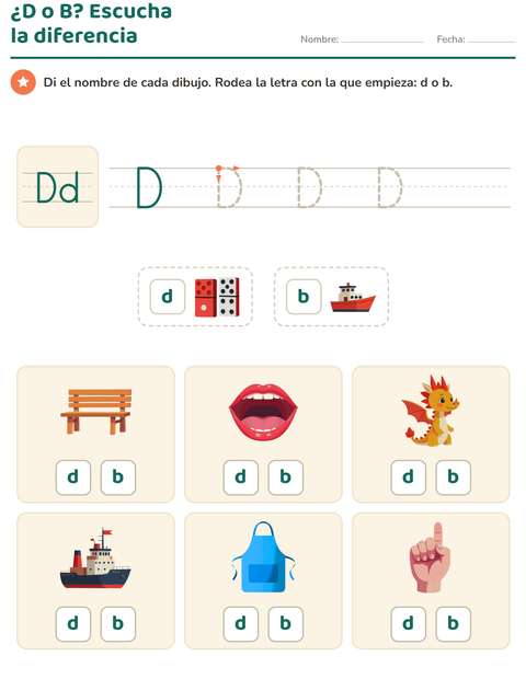 Vista previa de la hoja de La letra de la semana para jardín infantil
