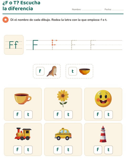 Vista previa de la hoja de La letra de la semana para jardín infantil