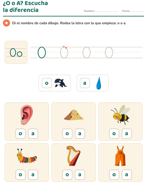 Vista previa de la hoja de La letra de la semana para jardín infantil
