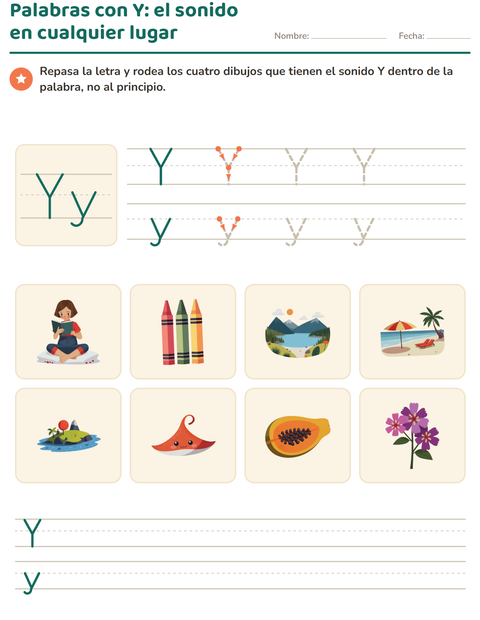 Vista previa de la hoja de La letra de la semana para jardín infantil