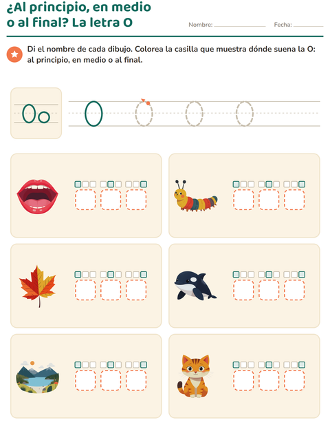 Vista previa de la hoja de La letra de la semana para jardín infantil
