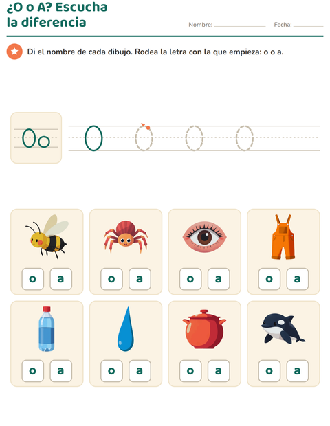Vista previa de la hoja de La letra de la semana para jardín infantil