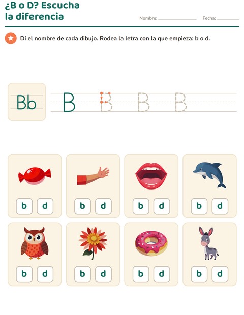 Vista previa de la hoja de La letra de la semana para jardín infantil