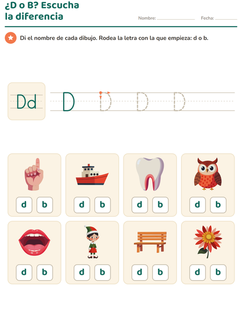 Vista previa de la hoja de La letra de la semana para jardín infantil