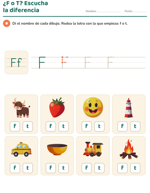 Vista previa de la hoja de La letra de la semana para jardín infantil