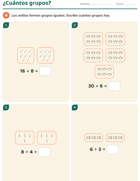 Vista previa de la hoja de Multiplicación con Cocina BN para grado 2